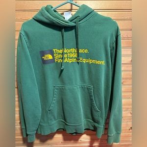 Vintage green Northface sweatshirt